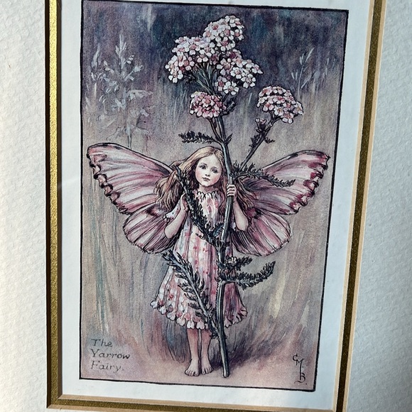 🧚9x11 1/4 Fairy matted framed art - Picture 3 of 7